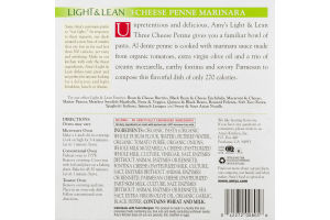 Amy's Light & Lean 3 Cheese Penne Marinara