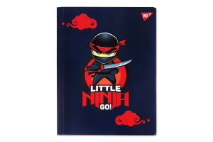 Папка Yes! Ninja А4 на резинці синя