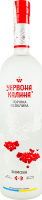 Водка 1л 40% особая Зимняя Червона калина бут