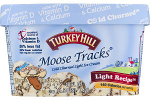 Turkey Hill Light Recipe Cold Churned Light Ice Cream Moose Tracks