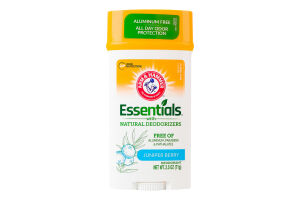 Дезодорант з натуральними дезодоруючими речовинами Ялівець Essentials Arm&Hammer 71г