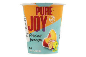 Йогурт кокосово-овсяный со вкусом персик-маракуйя Pure Joy ст 140г