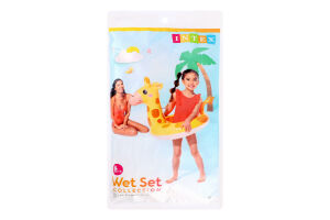 Круг надувной для детей 3-6лет №59221 86x58см Wet set collection Intex 1шт