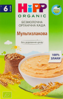 Каша безмолочна для дітей від 6міс Мультизлакова Organic Hipp к/у 200г