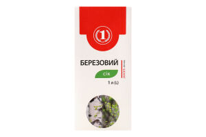 Сiк березовий з цукром 1л т/брік ТМ "1"