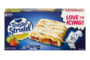 Pillsbury Toaster Strudel Pastries Strawberry Apple - 6 CT