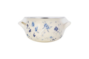 Кастрюля эмалированная 3л №1449040 Цветы Afyon Ev Gerecleri Zuccaciye Dis Ticaret Ltd STI 1шт