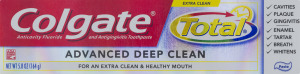 Colgate Total Advanced Deep Clean Anticavity Fluoride and Antigingivitis Toothpaste