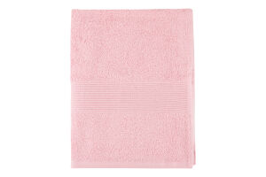 Рушник персиковий махровий з бордюром 50*90см 400г/м2 ГМ Текстайл