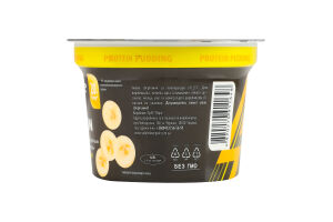 Пудинг 2.2% молочний з підсолоджувачами збагачений молочним білком зі смаком банану Protein Волошкове поле ст 200г
