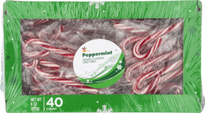 Ahold Peppermint Mini Candy Canes - 40 CT
