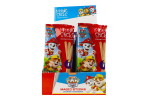 Соломка глазурована зі смаком білого шоколаду Magic sticks Рома м/у 60г