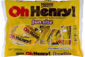 Nestle Oh Henry! Peanutty Caramel Fudge Bar Fun Size