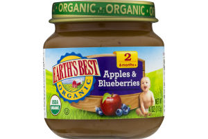 Earth's Best Organic Stage 2 Apples & Blueberries