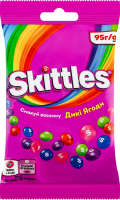 Драже жувальні у різнокольоровій цукровій оболонці Дикі ягоди Skittles м/у 95г