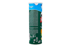 Чипсы картофельные со вкусом сыра и лука Pringles тубус 165г