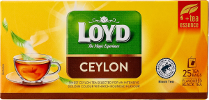 Чай черный байховый мелкий Ceylon Loyd к/у 25х2г