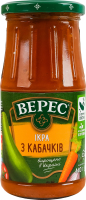 Икра из кабачков стерилизованная Экстра Верес с/б 440г