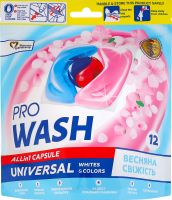 Средство для стирки в капсулах Весенняя свежесть Universal Pro Wash 12х21г