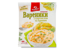 Вареники замороженные с картофелем и укропом Ласунка м/у 600г
