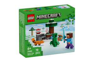 Конструктор для дітей від 6років №21583 Steve's taiga adventure Minecraft Lego 79ел
