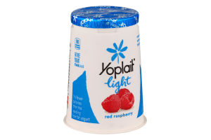 Yoplait Light Fat Free Yogurt Red Raspberry