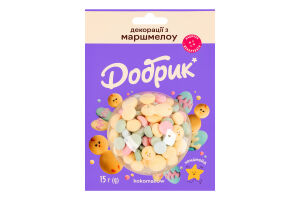 Декорации из маршмеллоу Kokomallow Добрик к/у 15г
