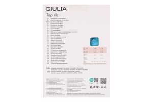 Топ жіночий Giulia Rib sky blue S/M