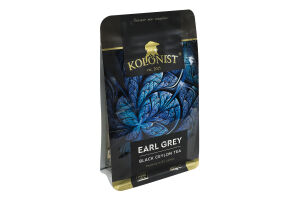 Чай черный цейлонский с бергамотом Earl Grey Kolonist в/с м/у 100г