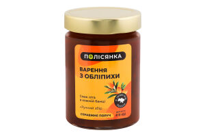 Варення з обліпихи стерилізоване Полісянка с/б 410г