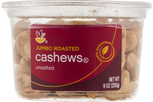 Ahold Jumbo Roasted Cashews Unsalted