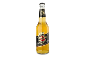 Пиво 450мл 4.7% світле пастеризоване Genuine Draft Miller пл