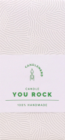 Свічка декоративна Candlehand You Rock зелена