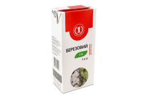 Сiк березовий з цукром 1л т/брік ТМ "1"