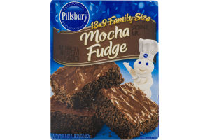 Pillsbury 13 x 9 Family Size Brownie Mix Mocha Fudge