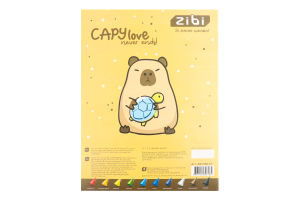 Картон Kids Line Capybara А4 10кольорів 10аркушів ZiBi