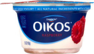 Dannon Oikos Nonfat Yogurt Raspberry