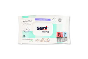 Серветки вологі для догляду за шкірою Classic Care Seni 68шт