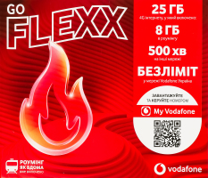 Пакет стартовый Flexx Go Special Vodafone 1шт