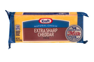 Kraft Natural Cheese Extra Sharp Cheddar