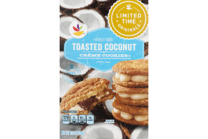 Ahold Creme Cookies Toasted Coconut