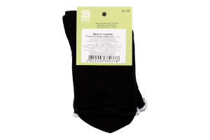Шкарпетки дит Premier socks високі рюш чорн р16-18
