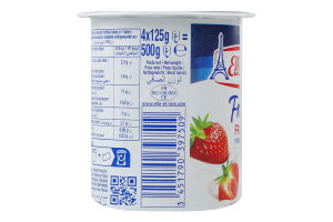 Десерт молочный 2.3% с клубникой Fruits Elle&Vire ст 125г