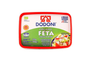 Сир 43% Фета P.D.O. Органік Dodoni п/у 330г