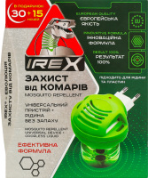 Комплект Прилад електричний для боротьби з комахами Рідина для фумігатора 30 + 15 ночей 30.6мл Irex 2шт