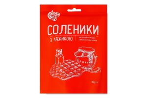 Снеки хрустящие с аджикой Соленики Снеки Світу д/п 85г