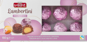 Цукерки Lambertz Lambertini праліне марципан