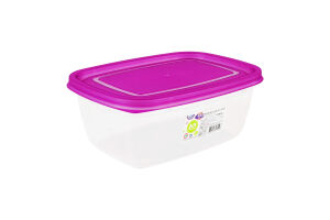 Контейнер універсальний 1.06л 184x134x74мм Прямокутний №2 Ал-Пластик 1шт