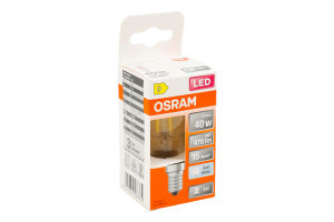 Лампа філаментна ЛЕД 3,4W E14 4000K P40 Osram