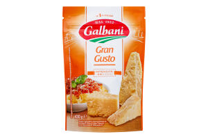 Сыр 35% твердый тертый Gran Gusto Galbani д/п 100г